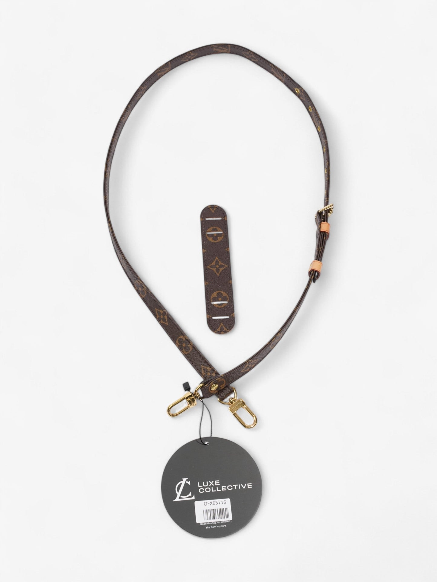 Louis Vuitton Adjustable Shoulder Strap Monogram / Gold Canvas
