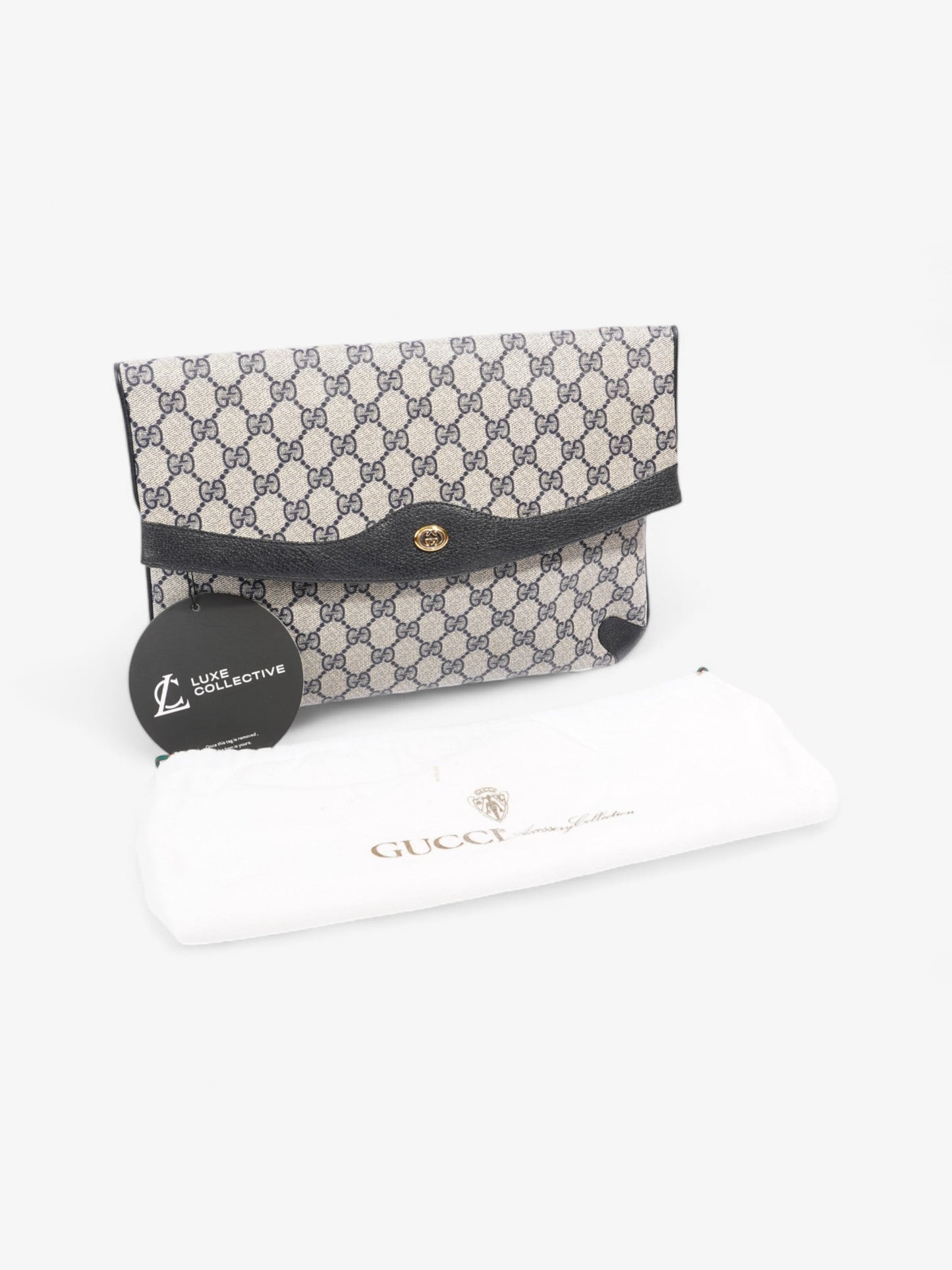 Gucci GG Clutch Black / GG Supreme Canvas