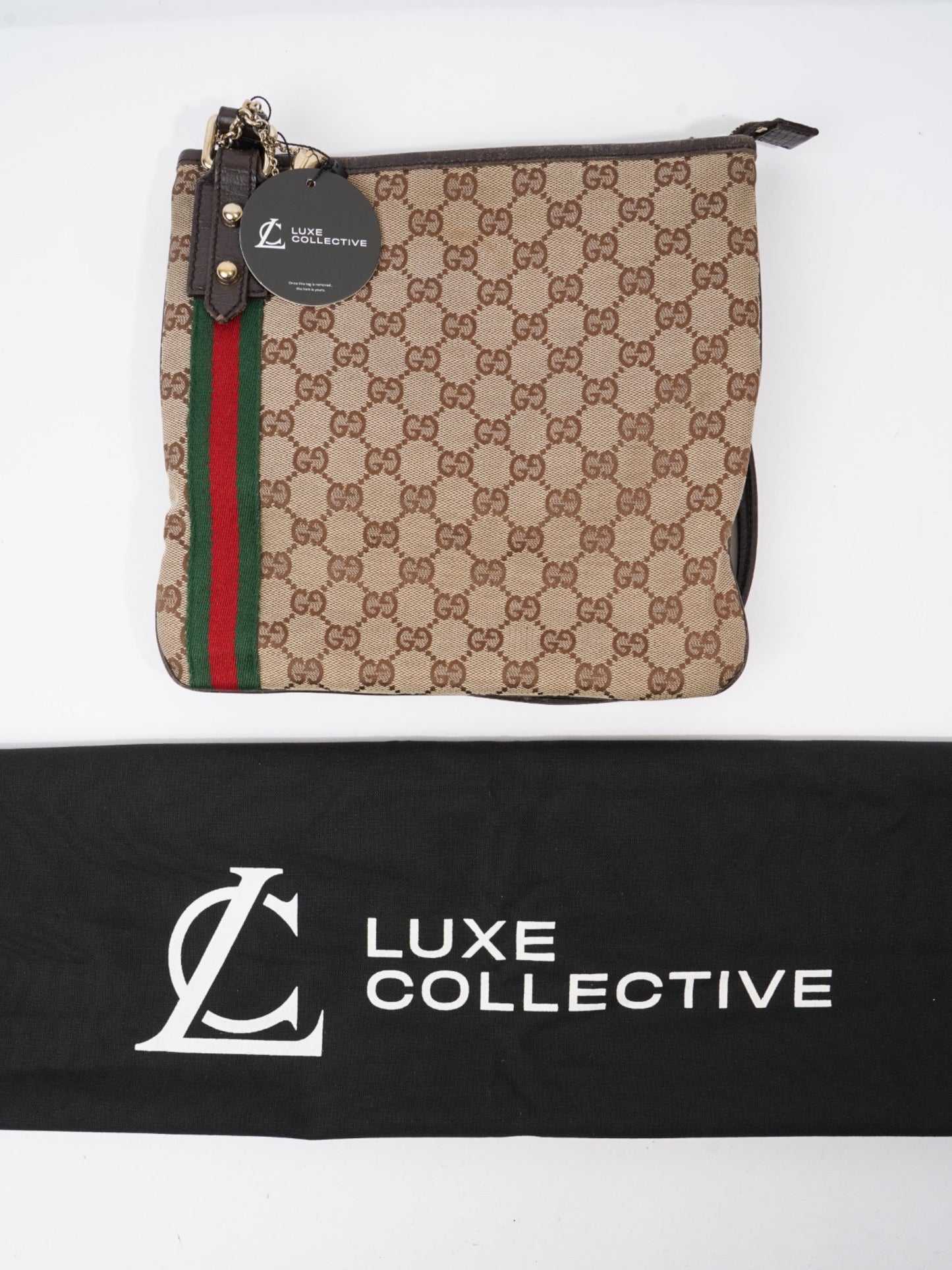 Gucci Sherry Line GG Supreme / Red / Green Canvas