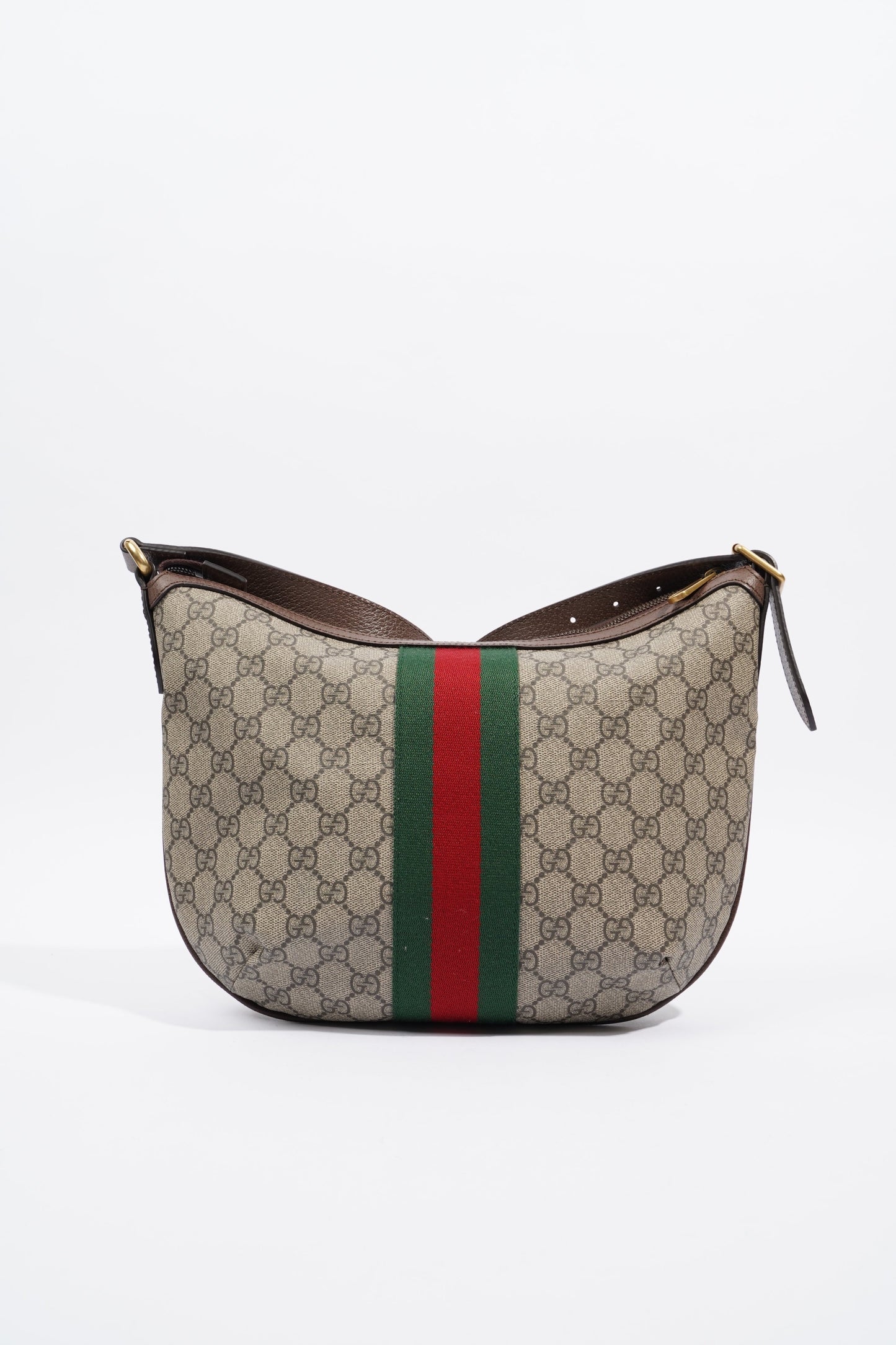 Gucci Ophidia GG Small Shoulder Bag Brown / Beige Coated Canvas Small