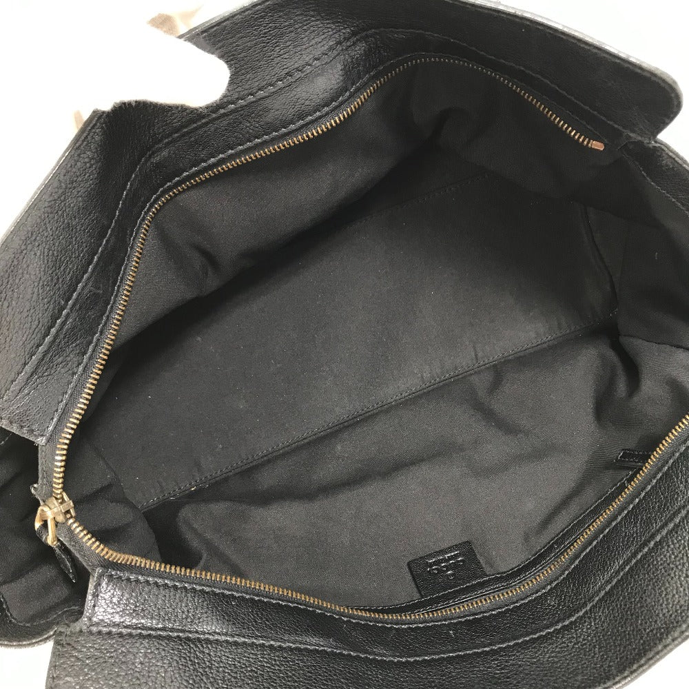 GUCCI Handbag 121551 leather black Interlocking G blondie studs Women Used