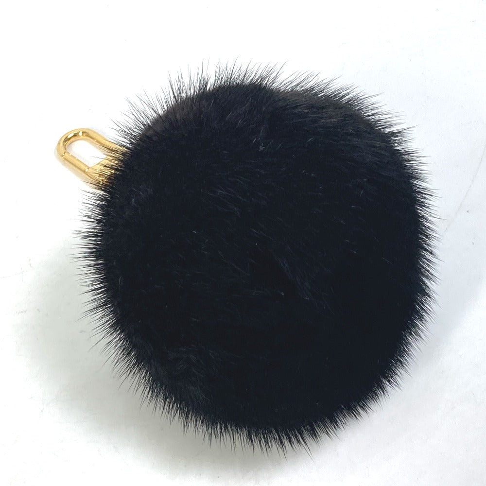 LOUIS VUITTON charm M00008 fur black Bubble V Women Used