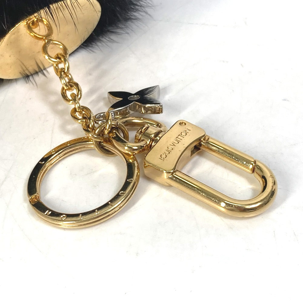 LOUIS VUITTON charm M00008 fur black Bubble V Women Used
