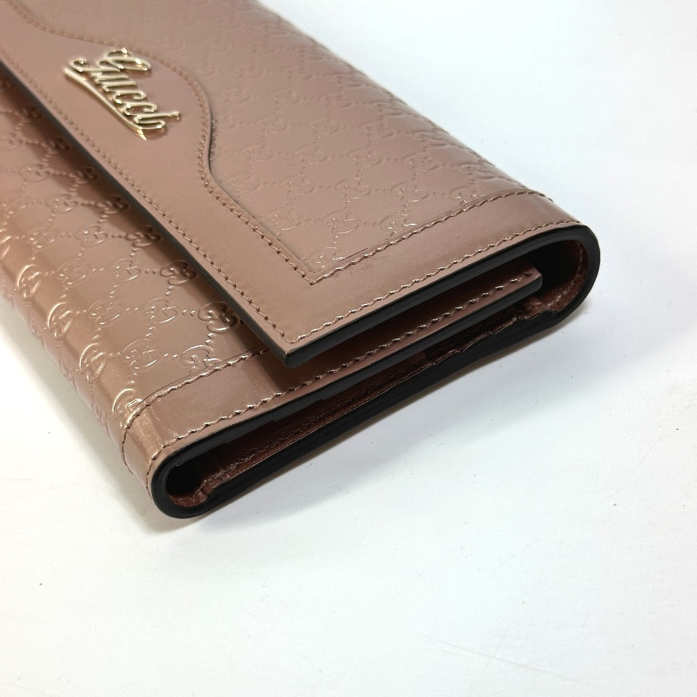 GUCCI Trifold wallet 294977 enamel pink GG Women Used