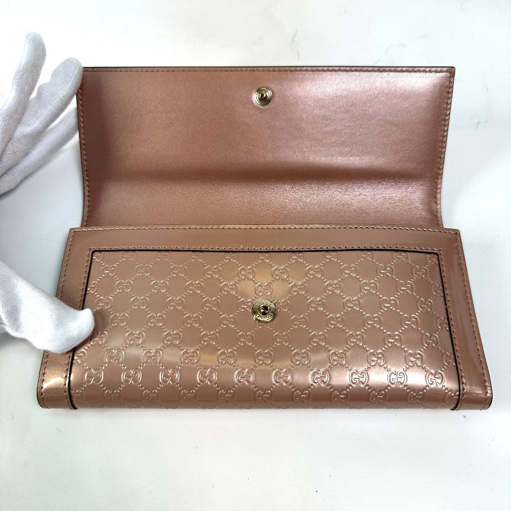 GUCCI Trifold wallet 294977 enamel pink GG Women Used