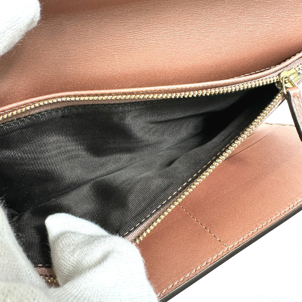 GUCCI Trifold wallet 294977 enamel pink GG Women Used
