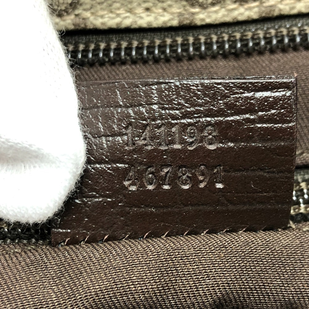 GUCCI Shoulder Bag 141198 GG Supreme Canvas beige GG Messenger bag Women Used
