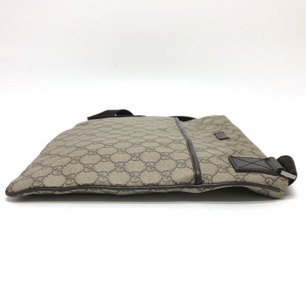 GUCCI Shoulder Bag 141198 GG Supreme Canvas beige GG Messenger bag Women Used