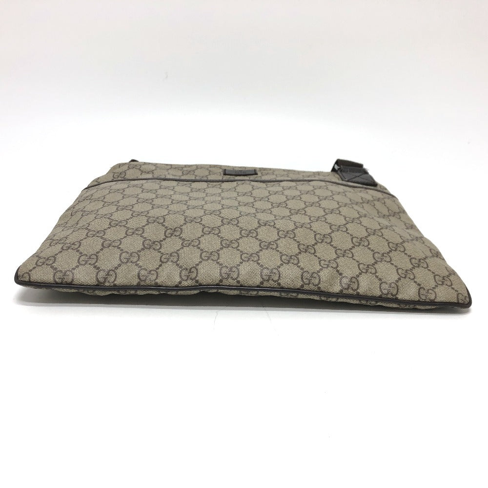 GUCCI Shoulder Bag 141198 GG Supreme Canvas beige GG Messenger bag Women Used