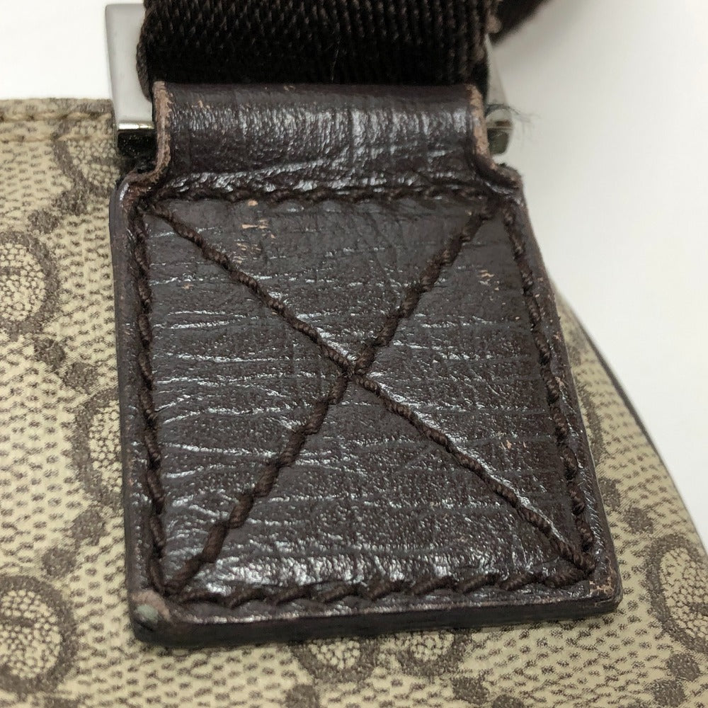 GUCCI Shoulder Bag 141198 GG Supreme Canvas beige GG Messenger bag Women Used
