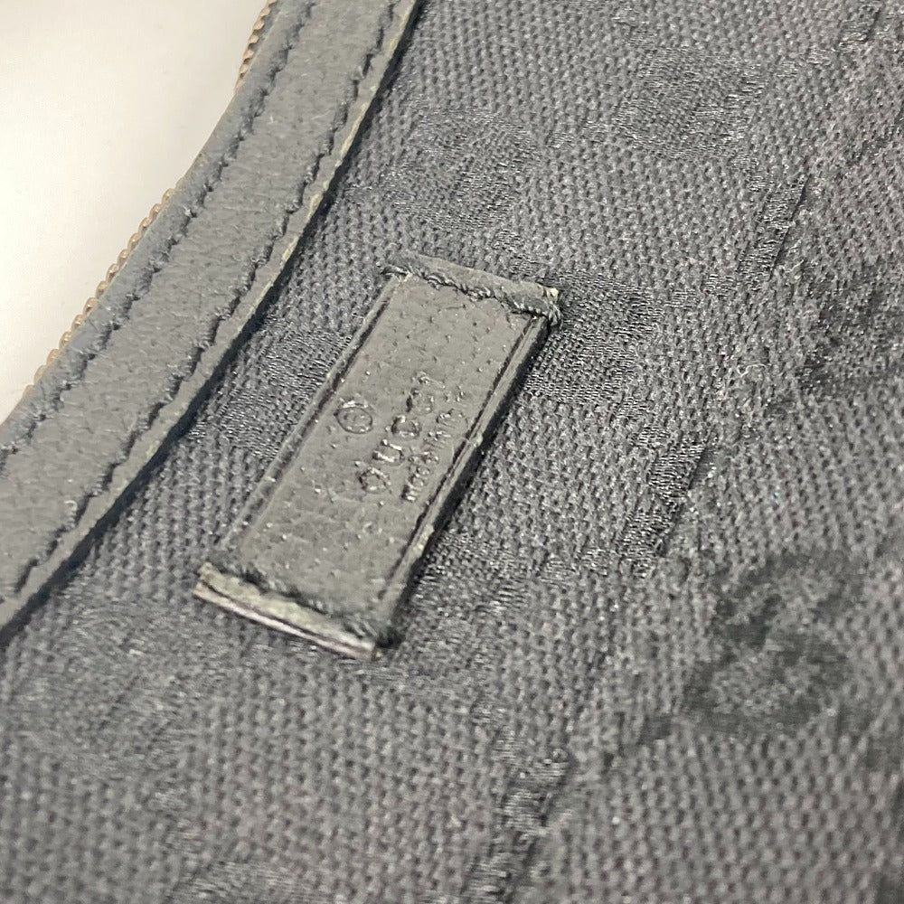 GUCCI Shoulder Bag 114272 GG canvas black GG mens Used