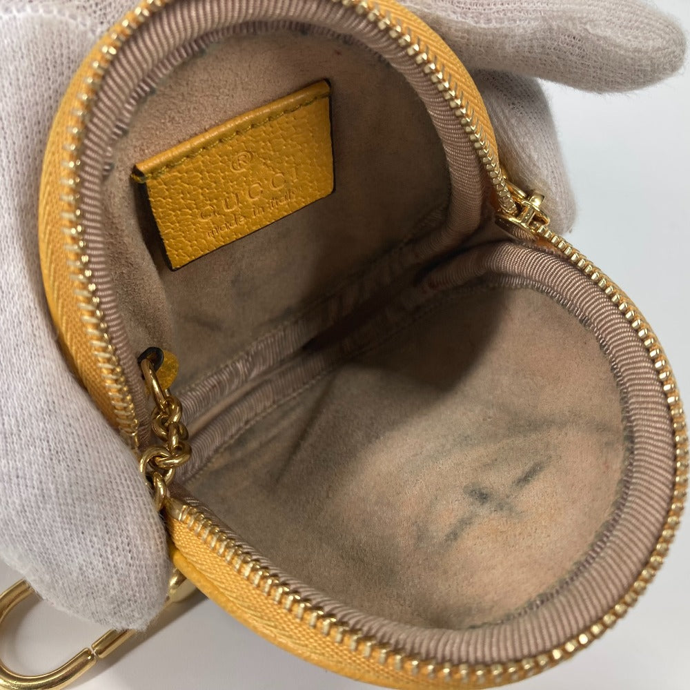 GUCCI Coin case 574840 GG Supreme Canvas yellow GG Marmont Sherry line