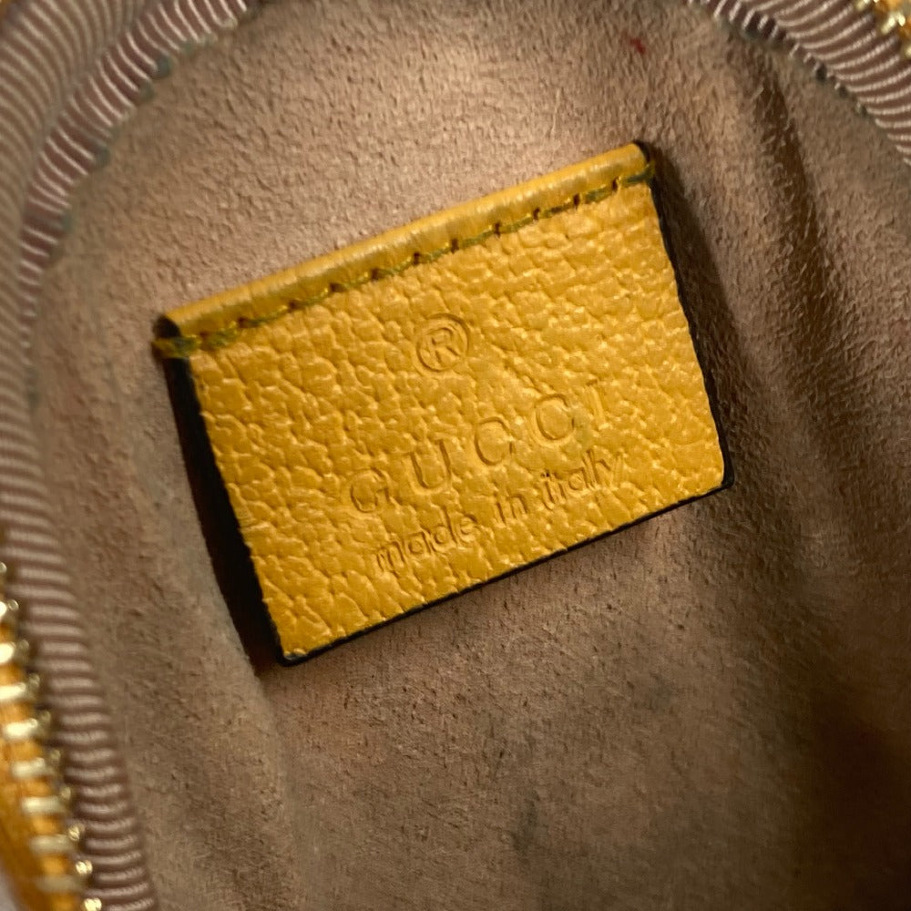 GUCCI Coin case 574840 GG Supreme Canvas yellow GG Marmont Sherry line