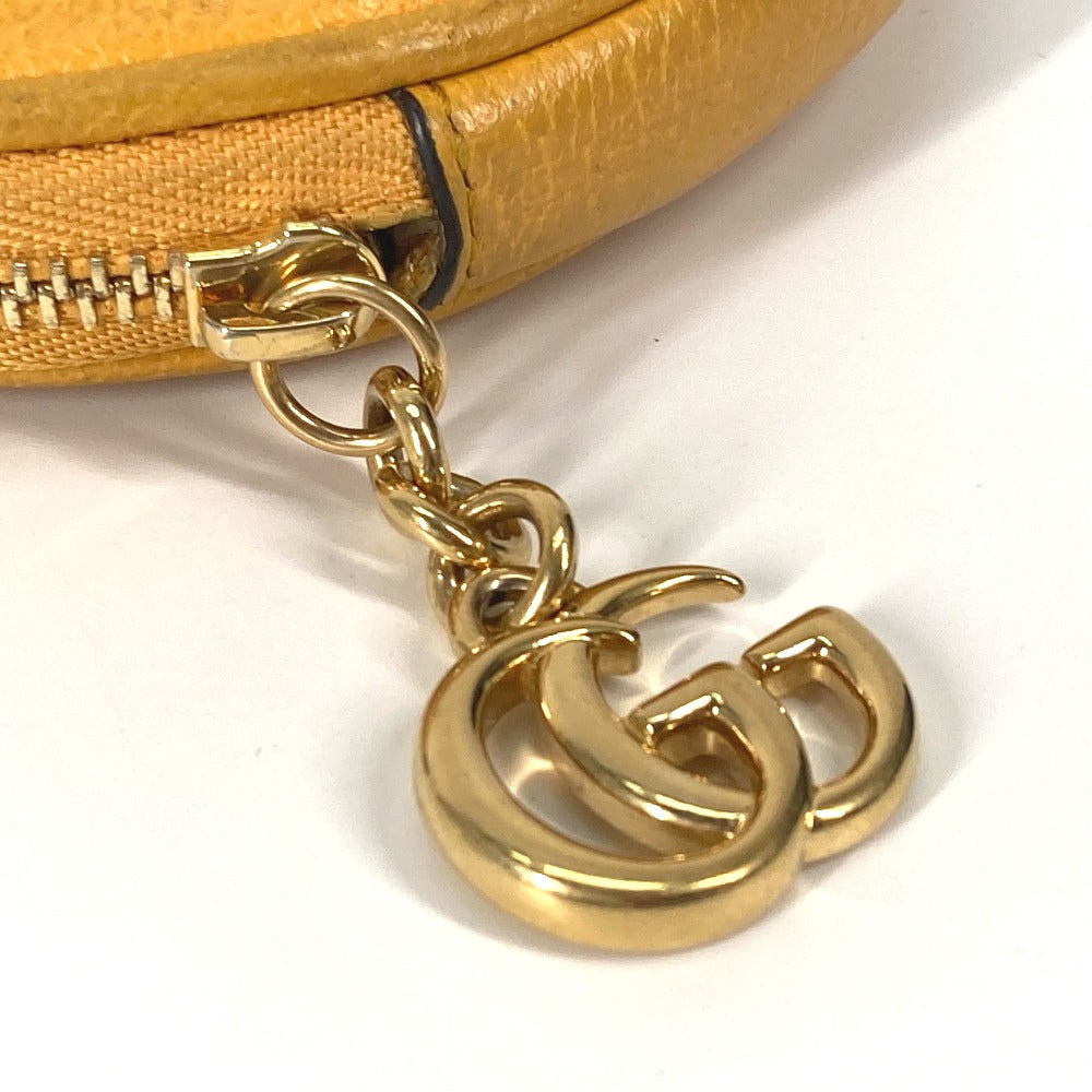 GUCCI Coin case 574840 GG Supreme Canvas yellow GG Marmont Sherry line