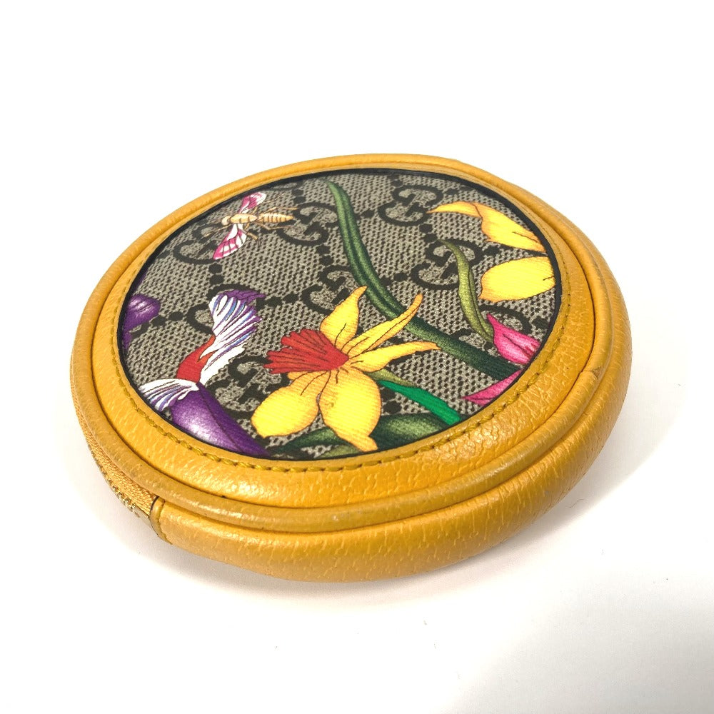 GUCCI Coin case 574840 GG Supreme Canvas yellow GG Marmont Sherry line
