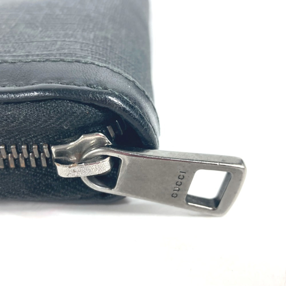 GUCCI Long Wallet Purse 322147 GG Supreme canvas, leather gray Long wallet GG Supreme mens Used