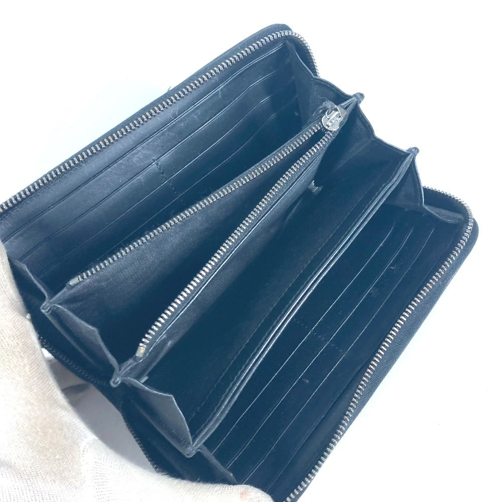 GUCCI Long Wallet Purse 322147 GG Supreme canvas, leather gray Long wallet GG Supreme mens Used
