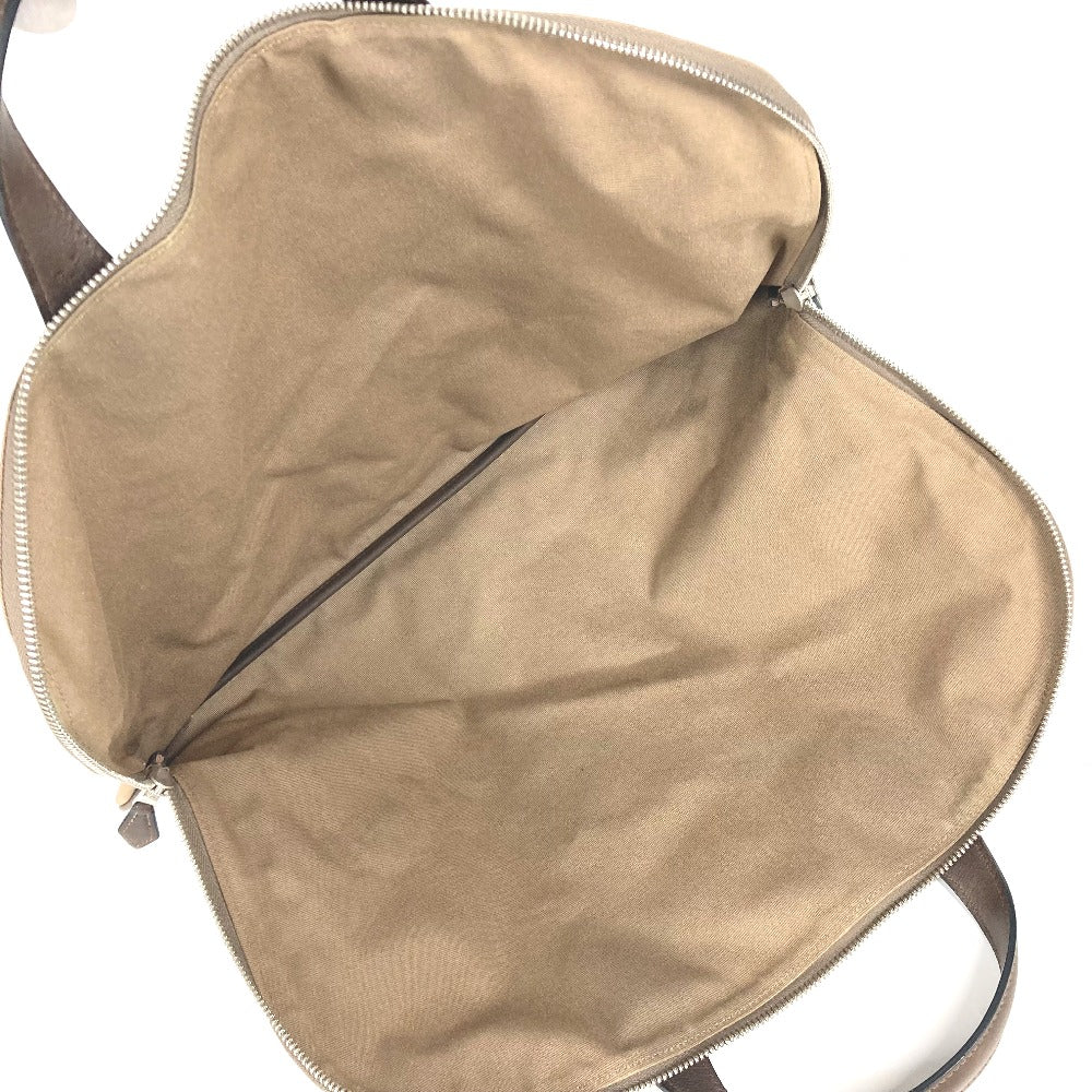 HERMES Handbag Leather / canvas beige Edit 42 mens Used