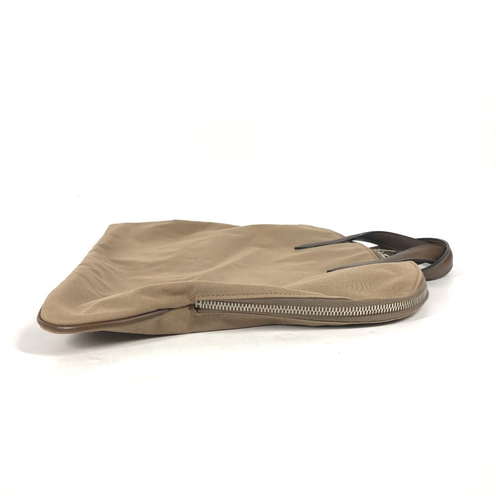 HERMES Handbag Leather / canvas beige Edit 42 mens Used