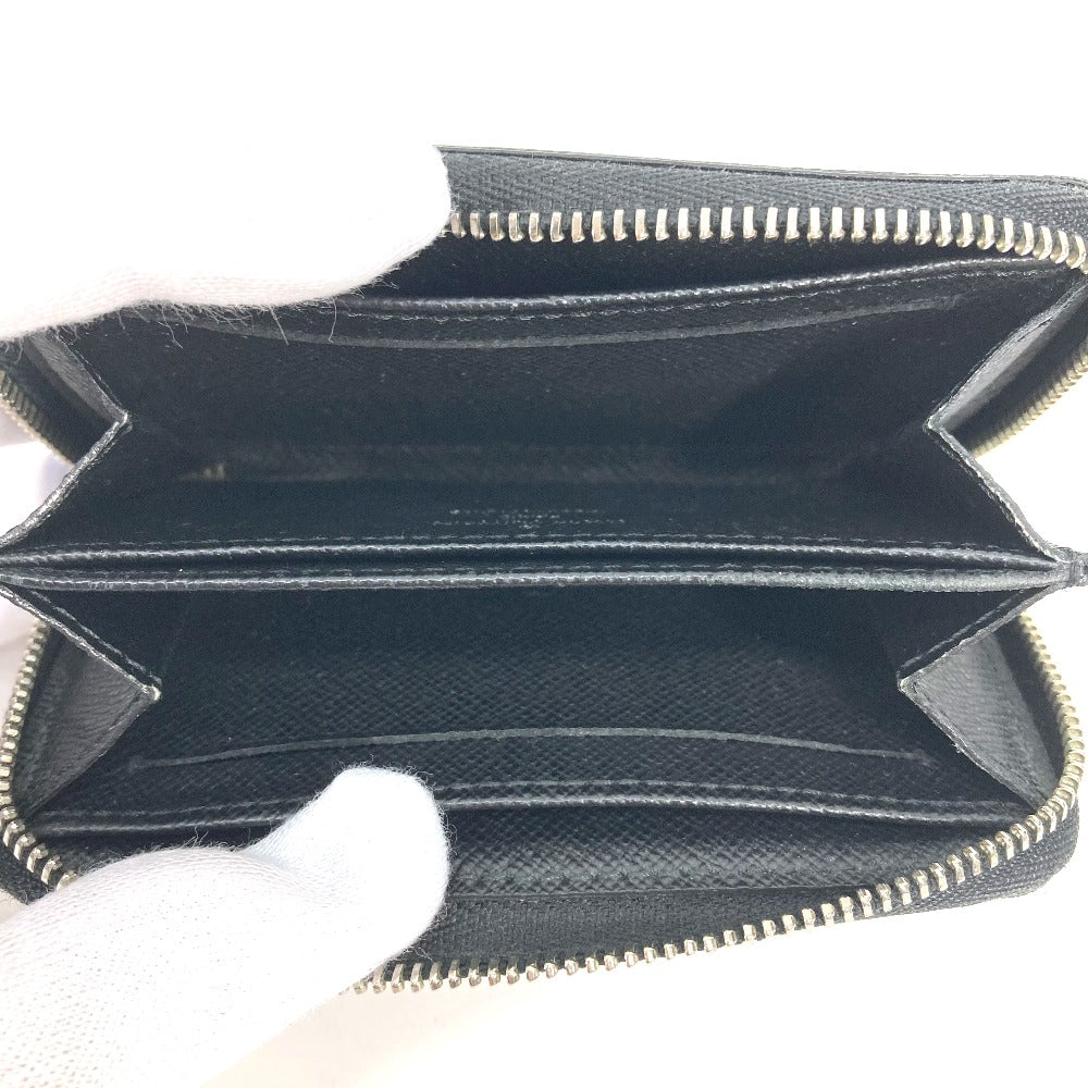 LOUIS VUITTON Coin case N63076 Damier Grafitto Canvas black Damier Grafitte Zippy coin purse