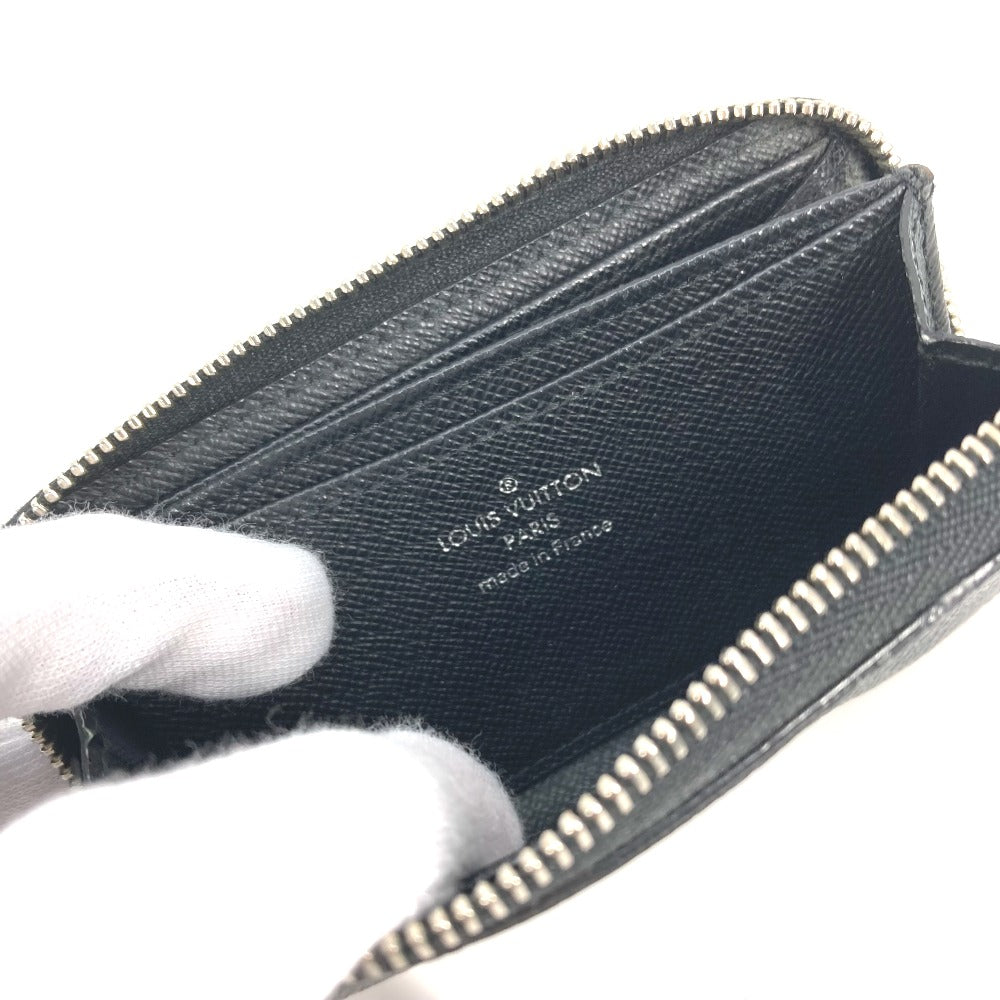 LOUIS VUITTON Coin case N63076 Damier Grafitto Canvas black Damier Grafitte Zippy coin purse