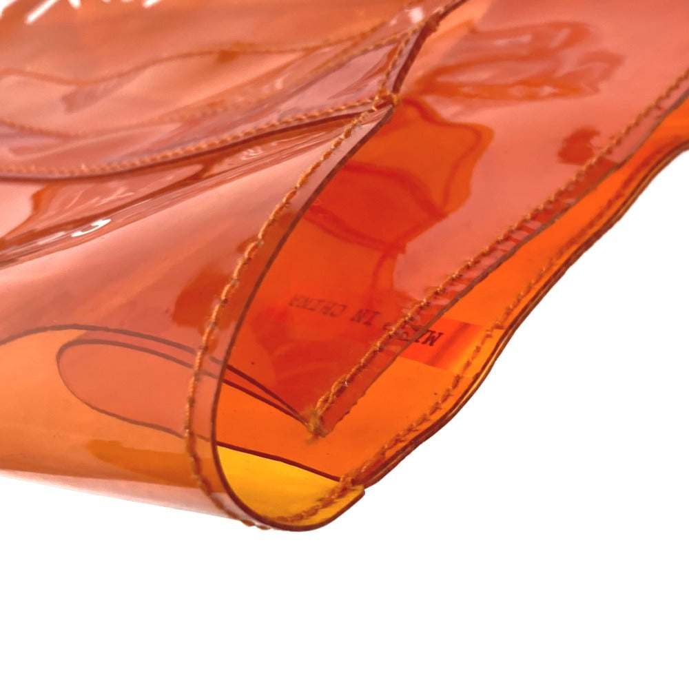 HERMES Handbag Plastics Orange Plastics Kelly