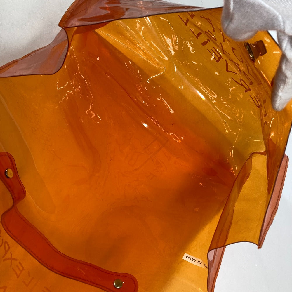HERMES Handbag Plastics Orange Plastics Kelly