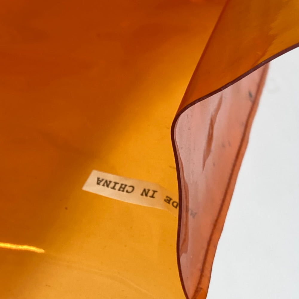 HERMES Handbag Plastics Orange Plastics Kelly
