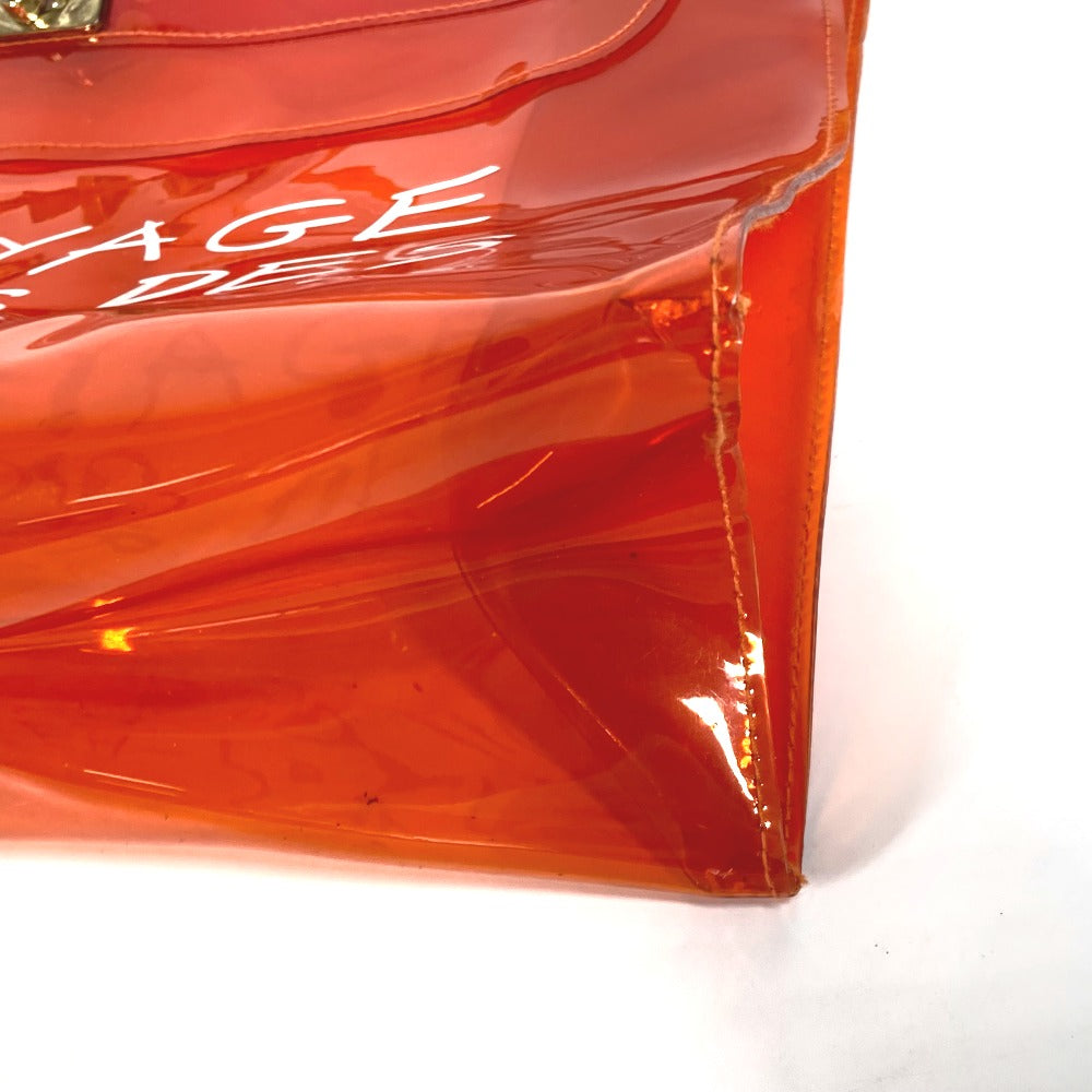 HERMES Handbag Plastics Orange Plastics Kelly