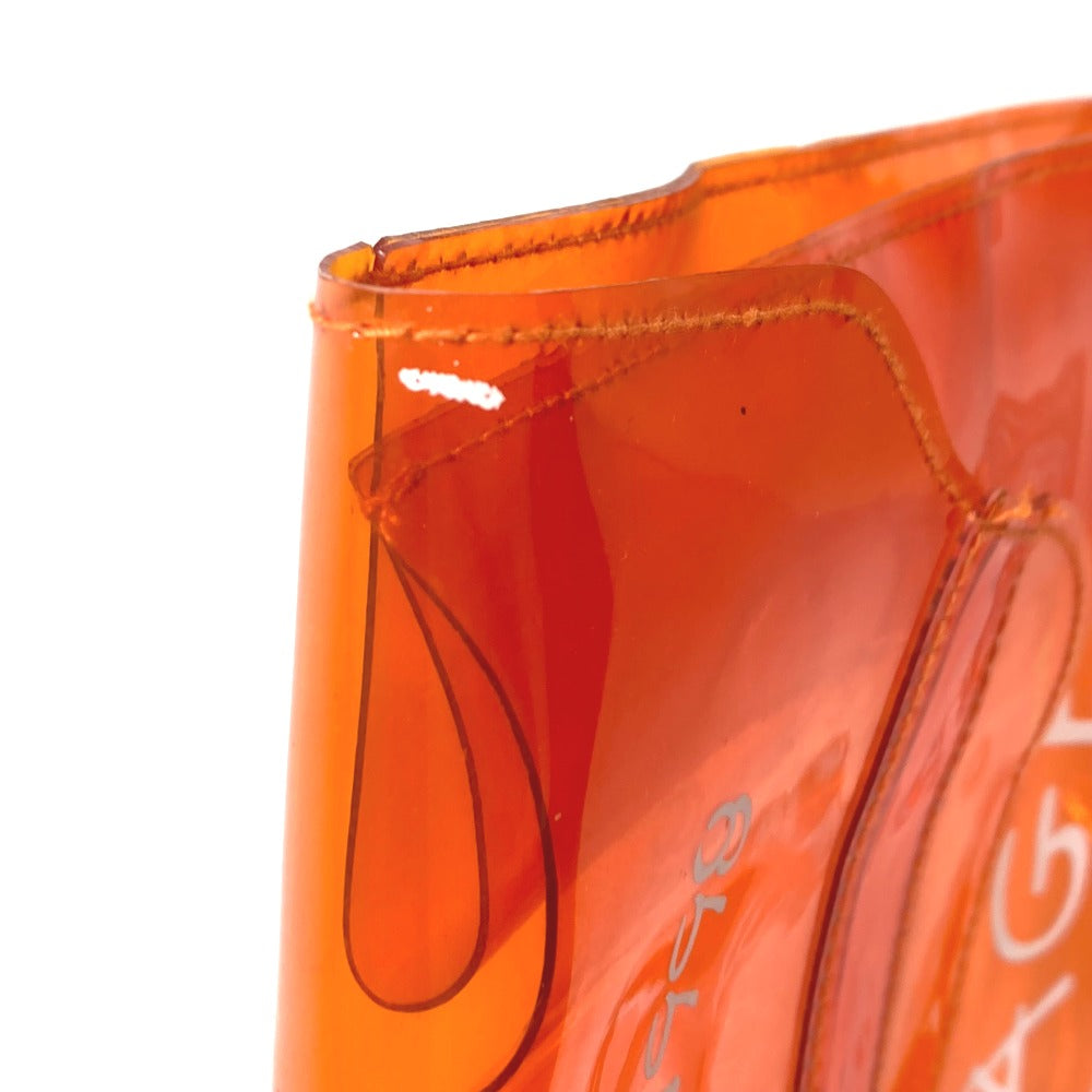 HERMES Handbag Plastics Orange Plastics Kelly