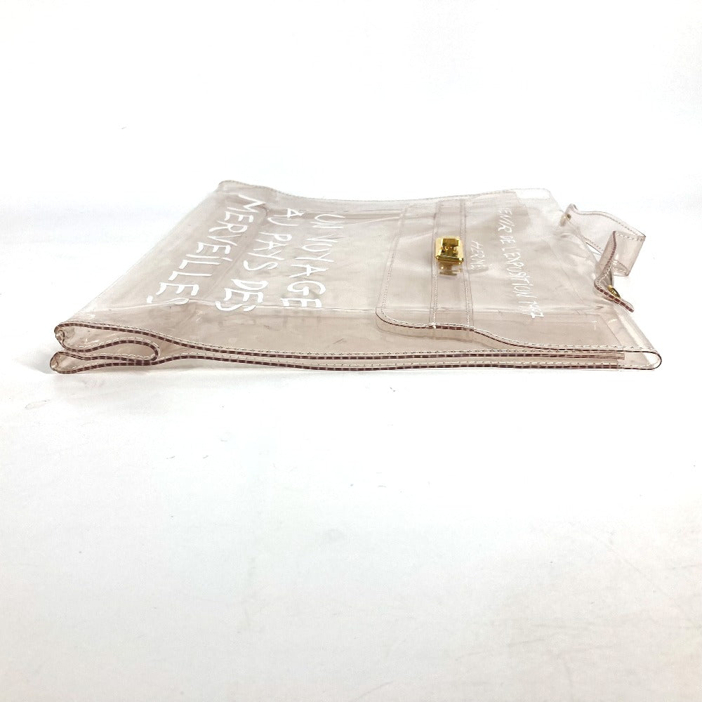 HERMES Handbag Plastics clear Plastics Kelly