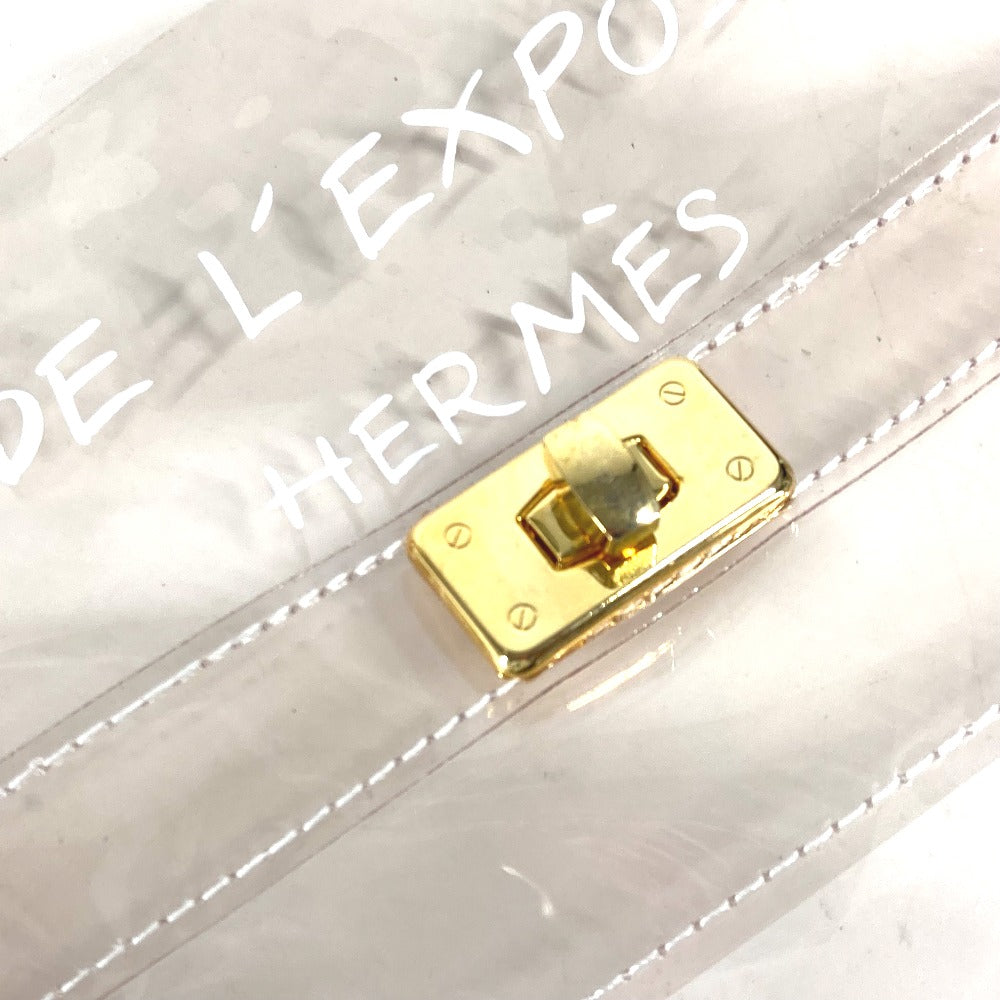 HERMES Handbag Plastics clear Plastics Kelly