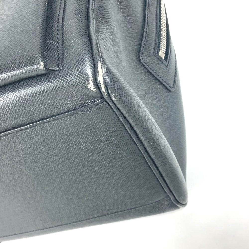 LOUIS VUITTON Boston Duffel bag M32502 Taiga Leather black Taiga Ivan mens Used