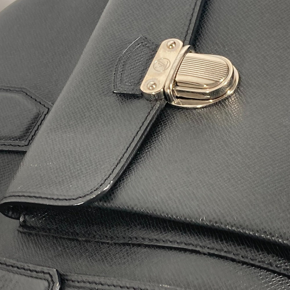 LOUIS VUITTON Boston Duffel bag M32502 Taiga Leather black Taiga Ivan mens Used