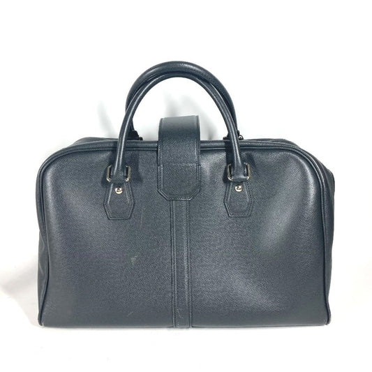 LOUIS VUITTON Boston Duffel bag M32502 Taiga Leather black Taiga Ivan mens Used