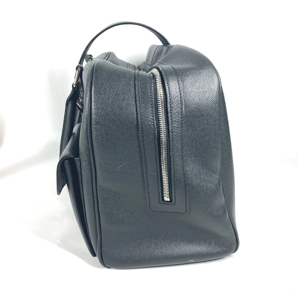 LOUIS VUITTON Boston Duffel bag M32502 Taiga Leather black Taiga Ivan mens Used