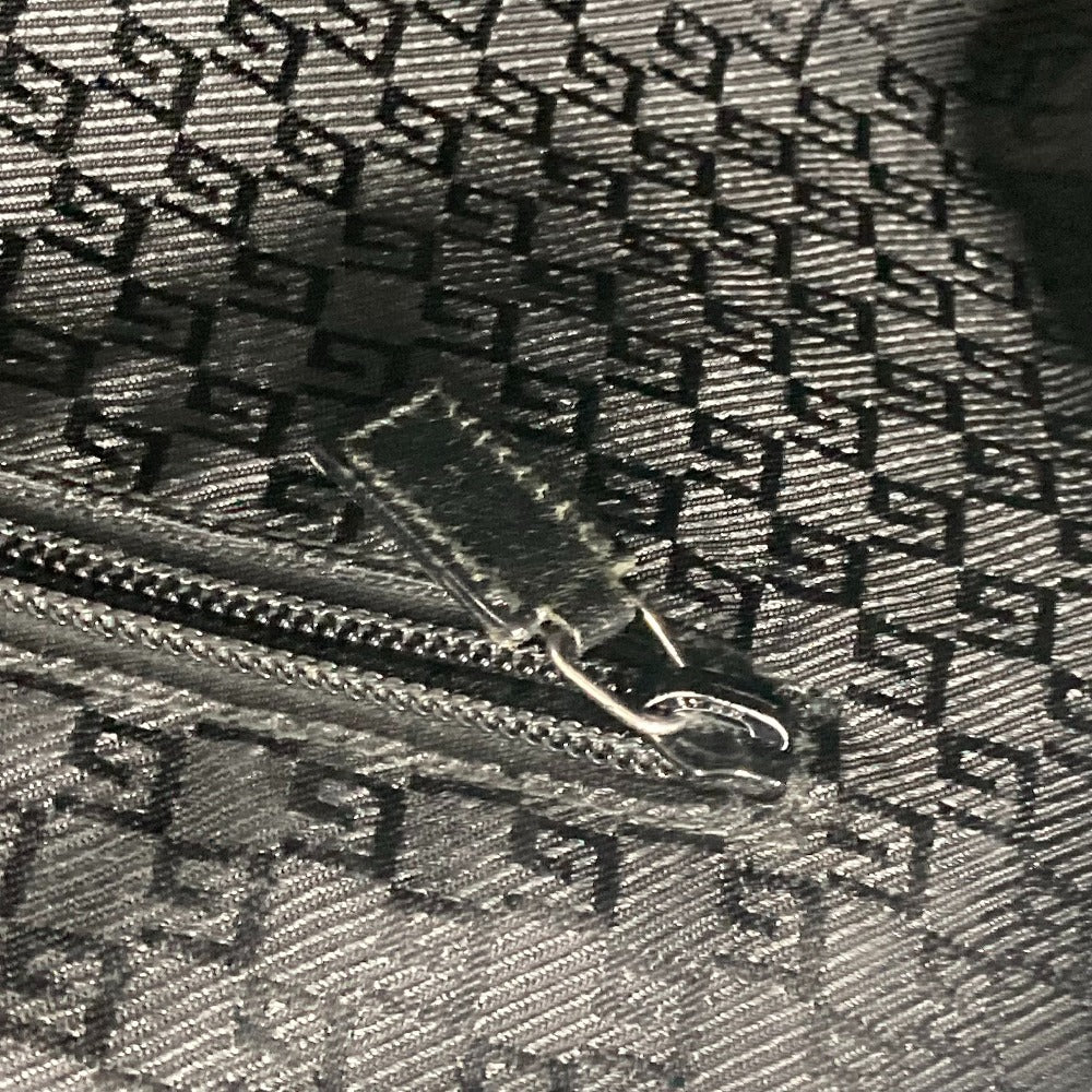 GUCCI Shoulder Bag 122374 Leather / nylon black Messenger bag logo flap unisex(Unisex) Used