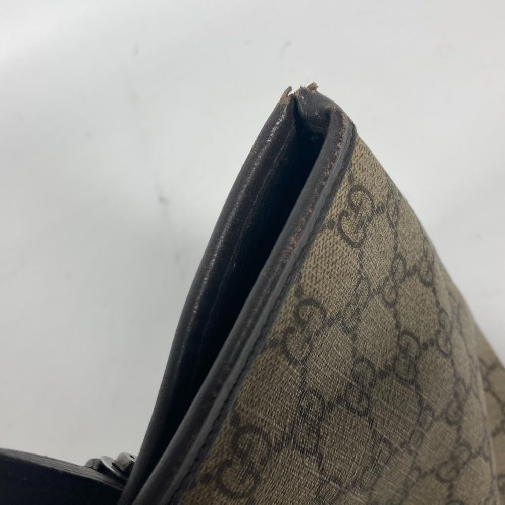 GUCCI Tote Bag 114595 GG Supreme canvas, leather beige GG Supreme logo