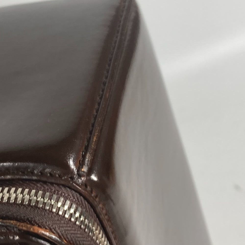 HERMES Handbag Leather, Vash Dark brown Ale Light GM