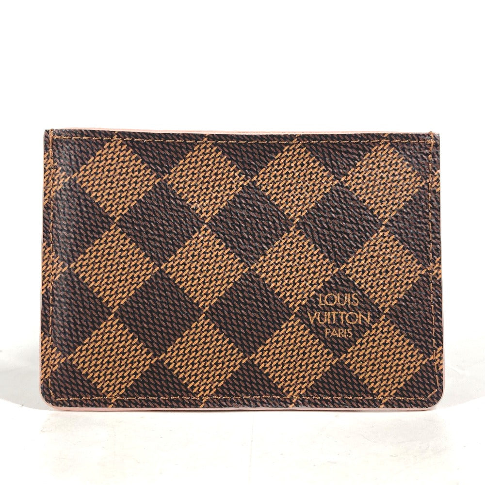LOUIS VUITTON Card Case N61222 Damier canvas pink Damier Portefeuille Kaisa