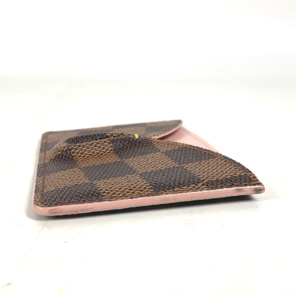 LOUIS VUITTON Card Case N61222 Damier canvas pink Damier Portefeuille Kaisa
