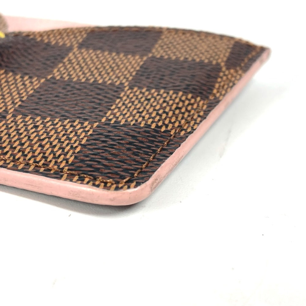LOUIS VUITTON Card Case N61222 Damier canvas pink Damier Portefeuille Kaisa
