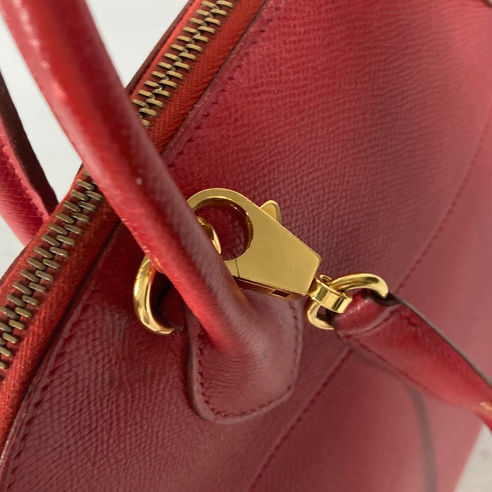 HERMES Handbag Courchevel Red 2WAY bag Shoulder Bag Bored 30 Women Used