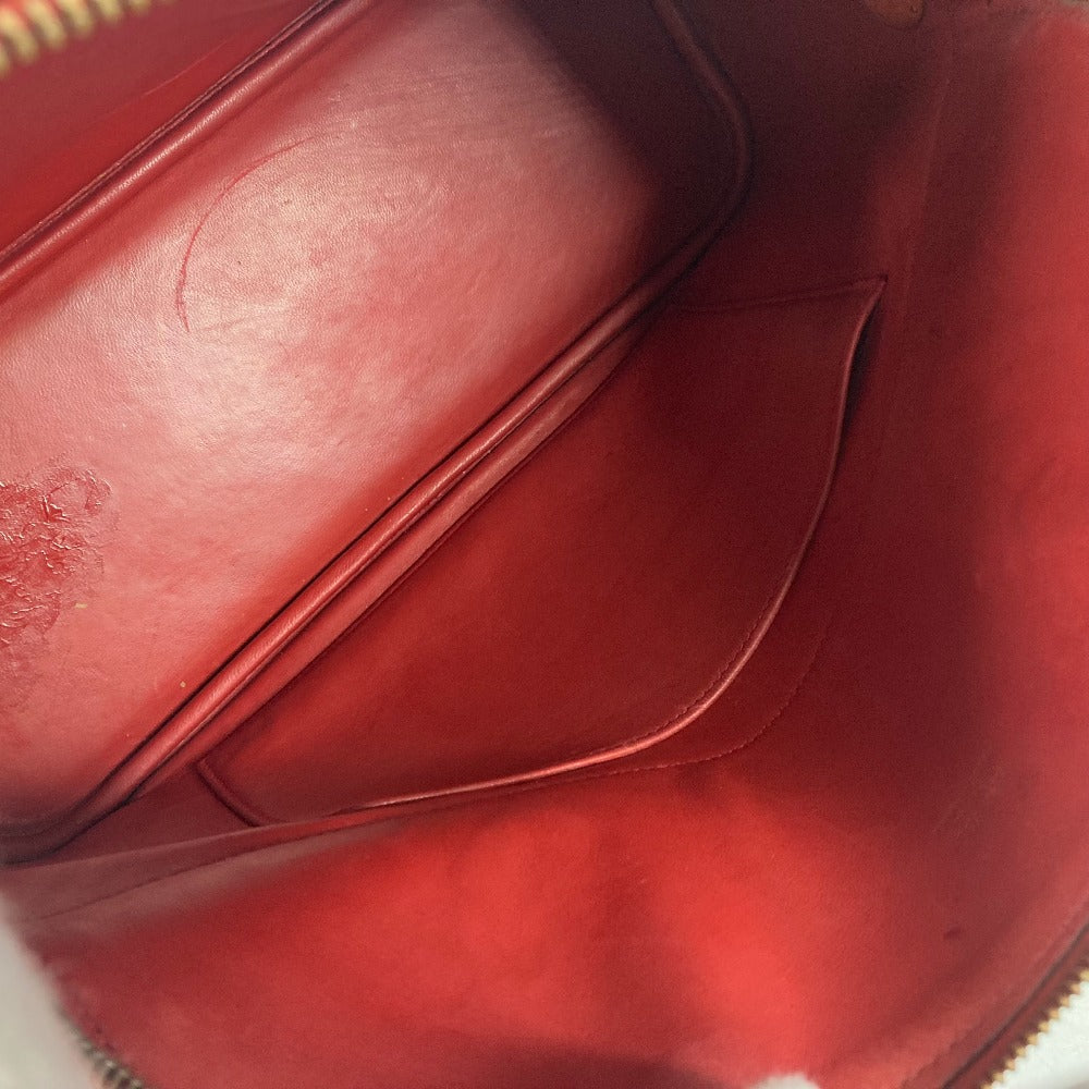 HERMES Handbag Courchevel Red 2WAY bag Shoulder Bag Bored 30 Women Used