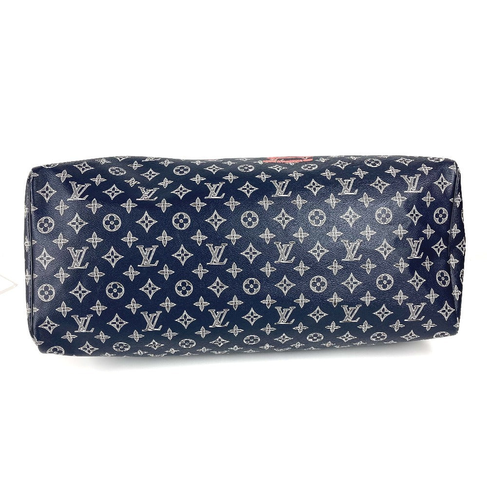 LOUIS VUITTON Boston Duffel bag M43684 Monogram canvas Navy Monogram ink upside down Keepall 50