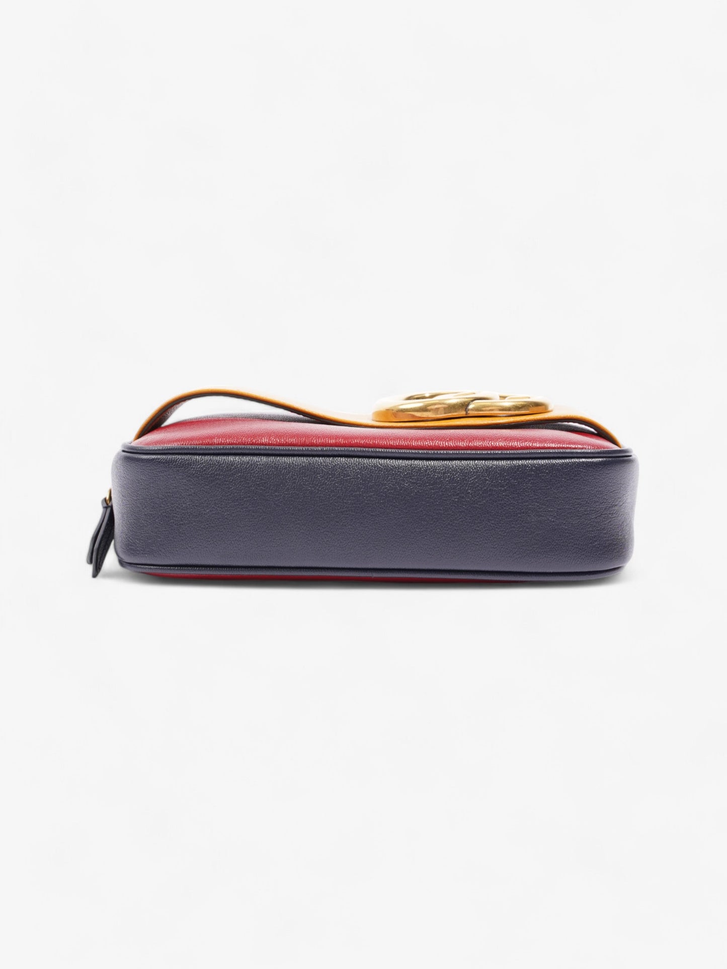 Gucci New Sakai Dahlia Cherry Red / Yellow / Blue Leather