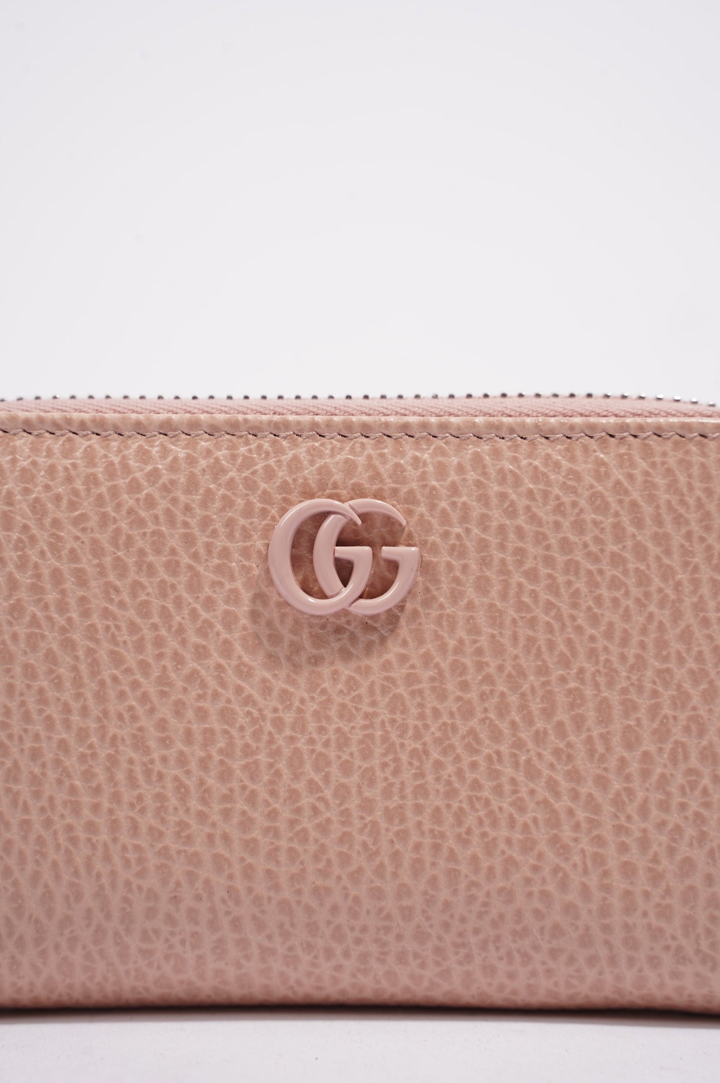 Gucci Zip Around Purse Pink Leather