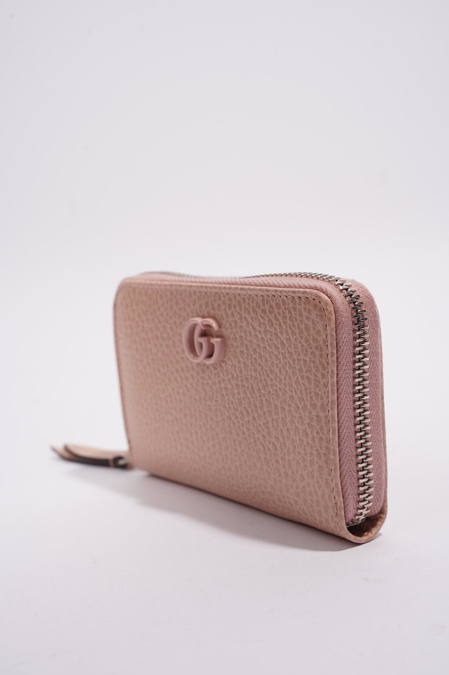 Gucci Zip Around Purse Pink Leather