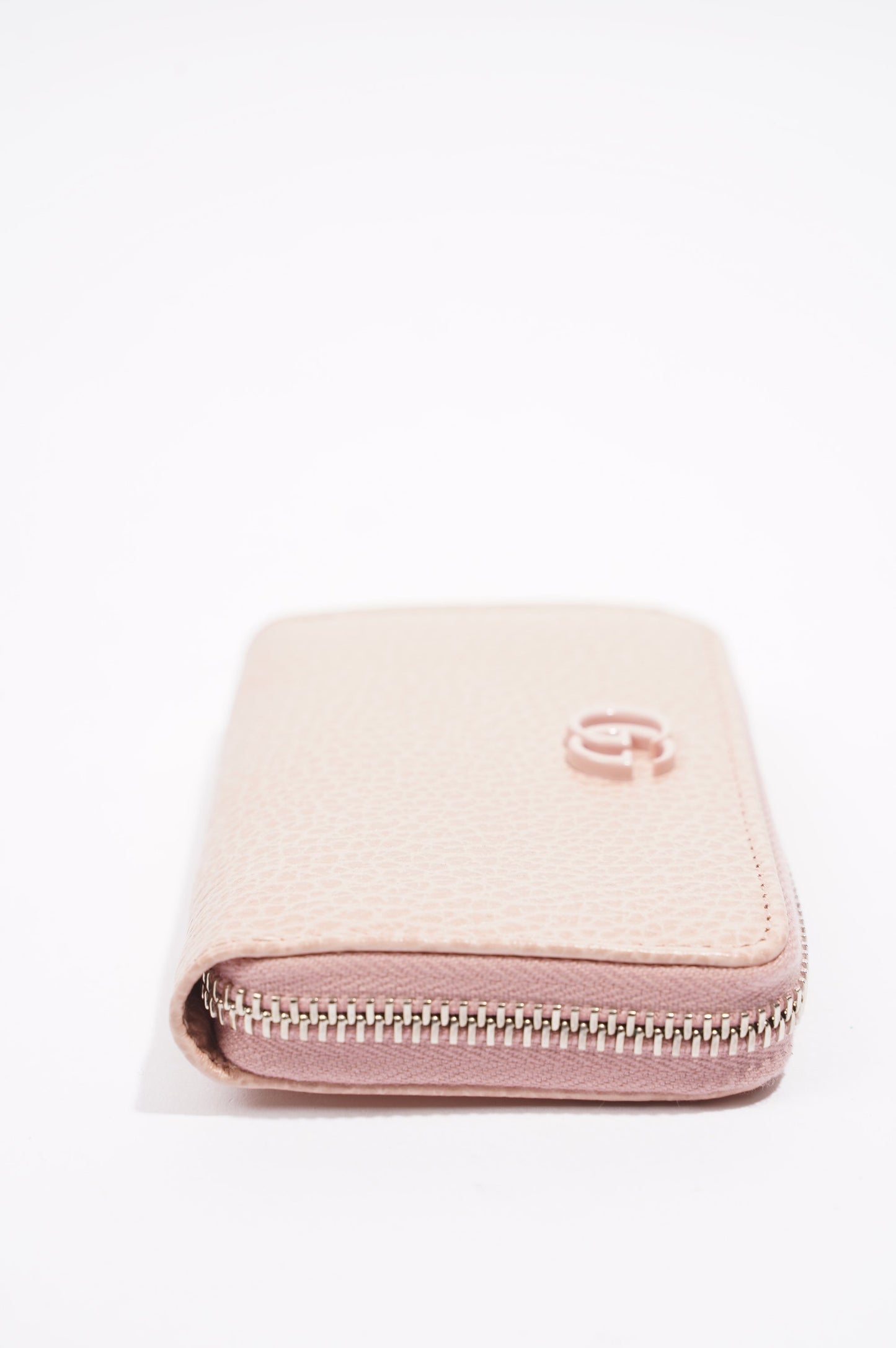 Gucci Zip Around Purse Pink Leather