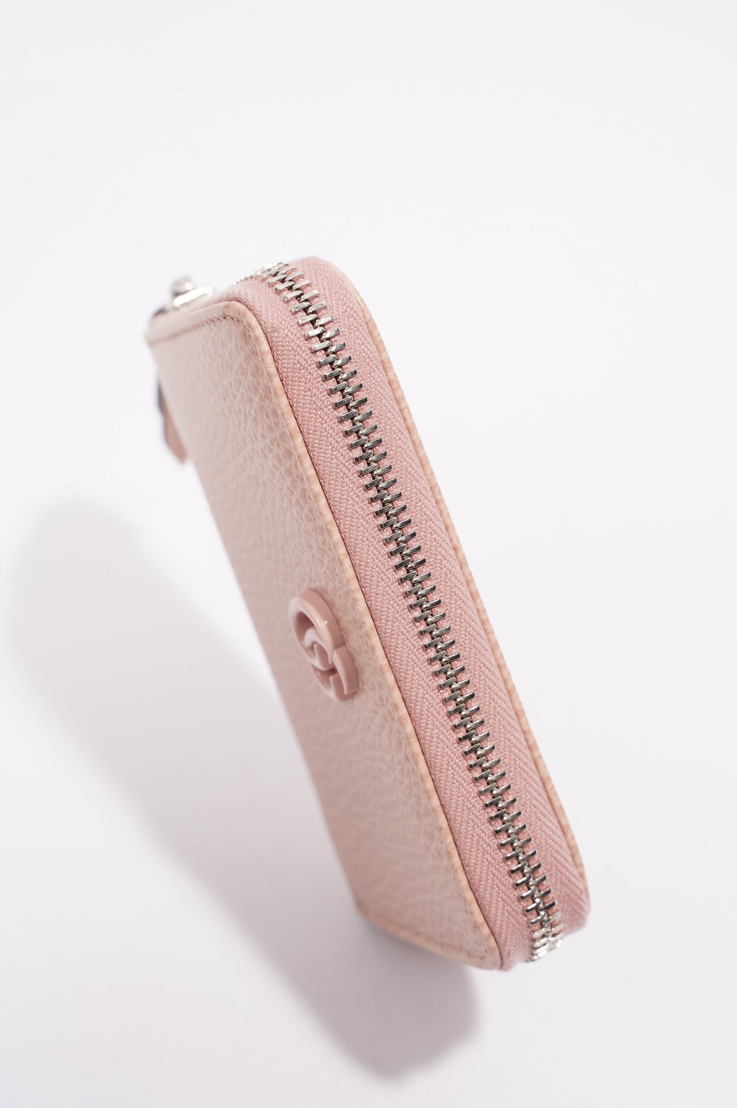 Gucci Zip Around Purse Pink Leather
